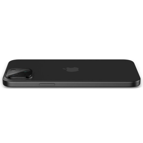 Комплект защитных стекол 2шт на камеру Spigen Optik.Tr Camera Lens для iPhone 15/15 Plus - Black