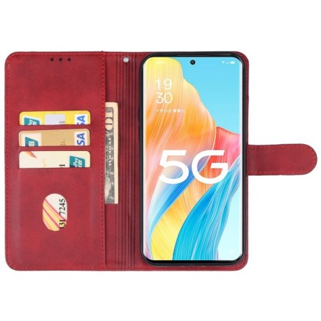Чехол-книжка EsCase для Reno8 T 5G - красный