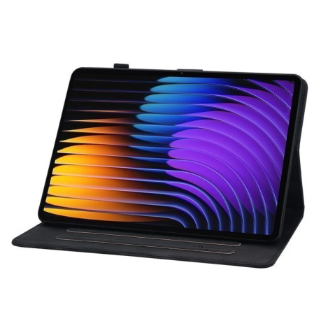 Чехол-книжка Lily Embossed Leather для Xiaomi Pad 7/Pad 7 Pro - черный