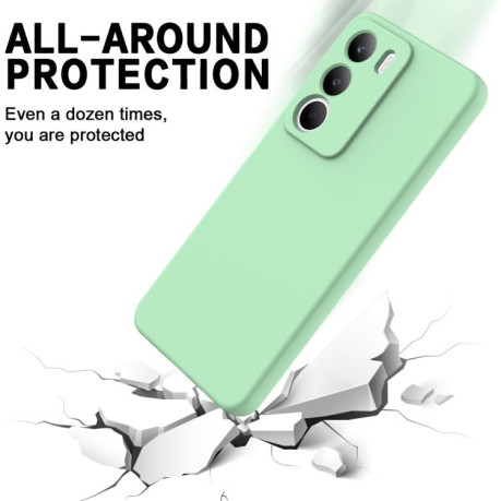 Силіконовий чохол Solid Color Liquid Silicone на Realme C71 4G - зелений