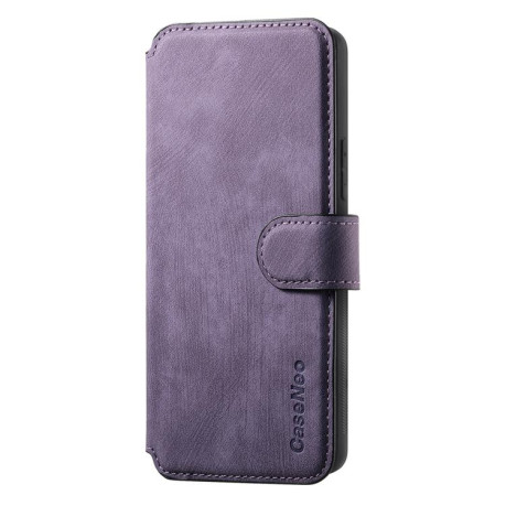 Чохол-книжка CaseNeo з MagSafe із захистом від сканування RFID у стилі Retro на Motorola Moto G15 - фіолетовий