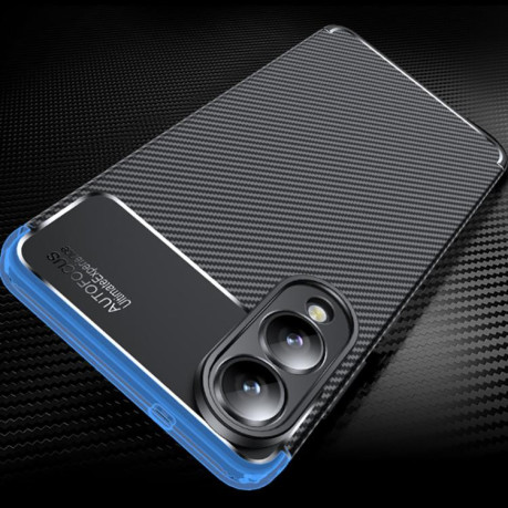 Ударозахисний чохол HMC Carbon Fiber Texture Samsung Galaxy S25 Edge 5G - чорний