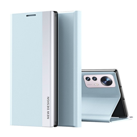 Чохол-книжка Electroplated Ultra-Thin для Xiaomi 12 Lite - блакитний