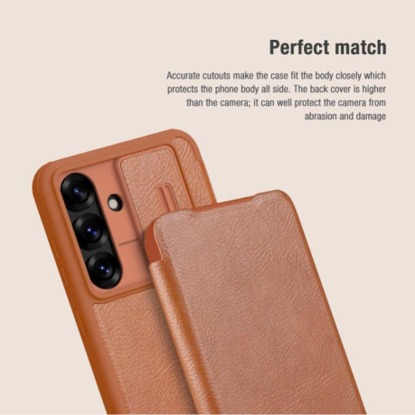 Чохол-книжка Nillkin Qin Series для Samsung Galaxy S25+ 5G - чорний