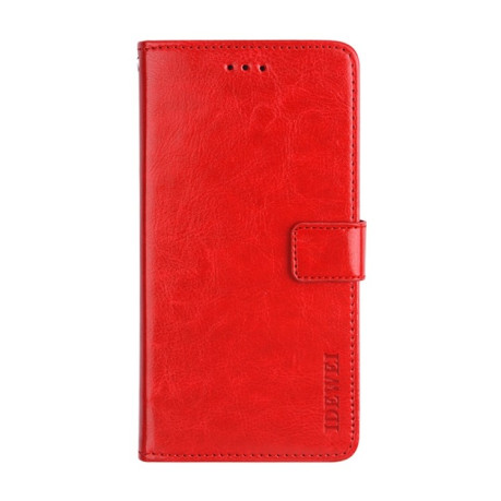 Чохол-книжка idewei Crazy Horse Texture для Xiaomi Redmi Note 11 Pro 5G (China)/11 Pro+- червоний