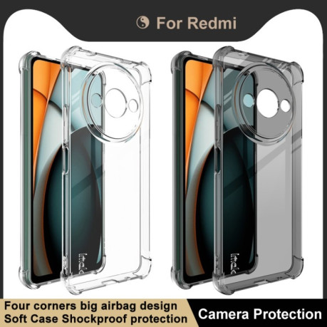Протиударний чохол IMAK All-inclusive Airbag на Xiaomi Redmi A3 4G - прозорий