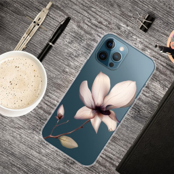 Чехол Painted Pattern для iPhone 13 Pro - Lotus