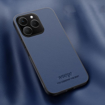 Чохол HUIYI Leather Magnetic на Realme 15T 5G — синій