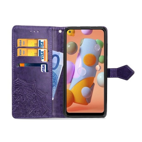 Чохол-книжка Mandala Samsung Galaxy A11/M11 - фіолетовий