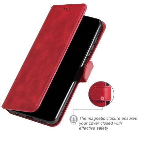 Чехол-книжка Classic Calf Texture для Samsung Galaxy A23 4G/M23/F23 - красный