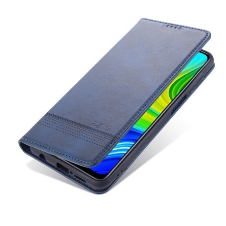 Чехол-книжка AZNS Magnetic Calf на Xiaomi Redmi Note 9 Pro / Note 9s - синий
