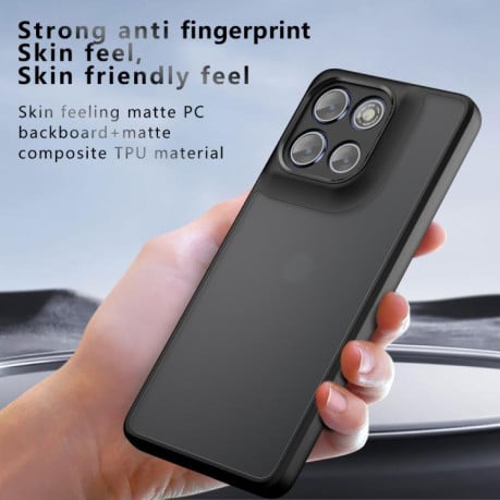 Чохол Armor Precise Hole гібрид на Motorola Moto G86/G86 Power 5G - прозорий