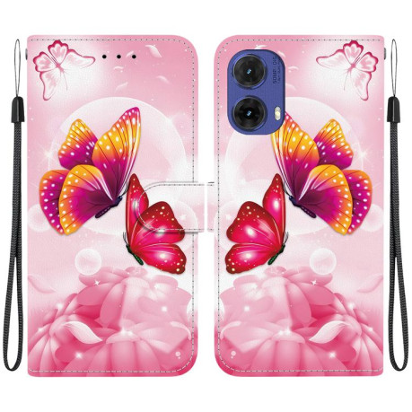 Чехол-книжка Colored Drawing Series на Motorola Moto G85 5G - разноцветный