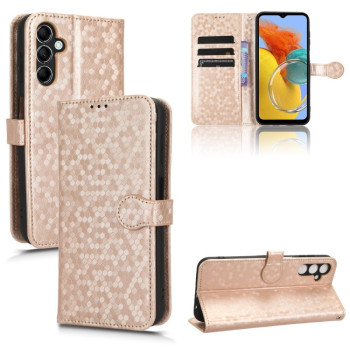 Чехол-книжка Honeycomb Dot для Samsung Galaxy M54 5G - золотой