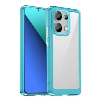 Протиударний чохол Colorful Acrylic Series із кольоровою силіконовою боковиною на Xiaomi Redmi Note 13 4G Global - синій