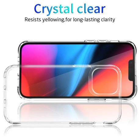 Противоударный чехол Clear Crystal Acrylic для iPhone 13 Pro Max - прозрачный