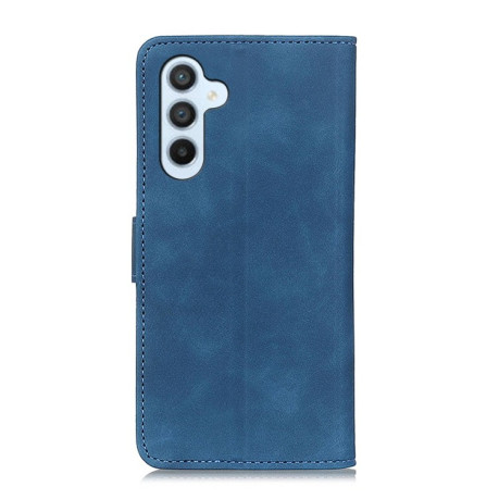 Чехол-книжка KHAZNEH Cowhide Texture на Samsung Galaxy A56 5G - синий