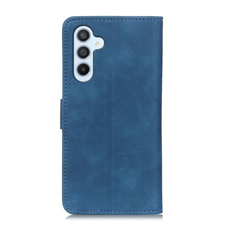 Чехол-книжка KHAZNEH Cowhide Texture на Samsung Galaxy M35 5G - синий