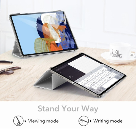Чехол-книжка ESR Ascend с держателем для Apple Pencil на iPad Pro 11 2021 - серый