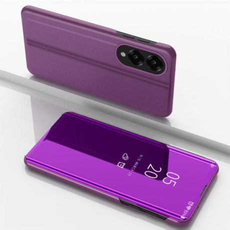 Чохол книжка Clear View для Samsung Galaxy S25 Edge 5G - фіолетовий