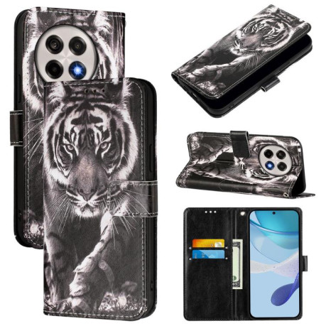 Чохол-книжка Colored Drawing Pattern Plain Weave Leather для OnePlus 13R / Ace 5 / 5 Pro - кольоровий