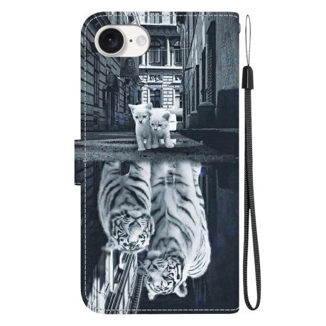 Чехол-книжка Colored Drawing Series на iPhone 16e - разноцветный