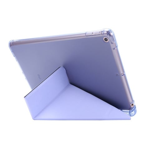 Чохол-книжка Airbag Deformation для iPad 10.2 2021/2020/2019 - фіолетовий