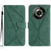 Чохол-книжка Stitching Embossed Leather для Realme 11 Pro 5G/11 Pro+ 5G - зелений