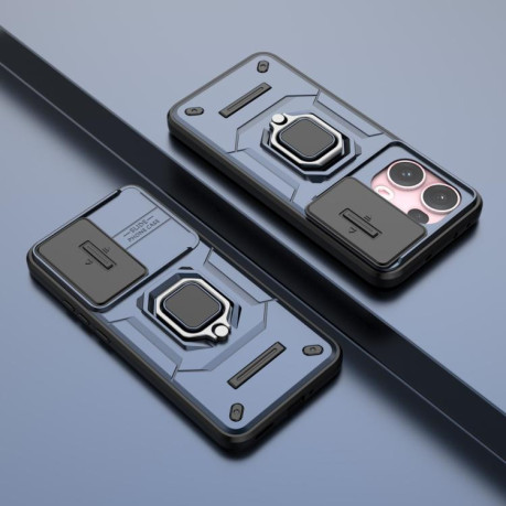 Протиударний чохол Sliding Camshield для OPPO Reno13 Pro 5G Global - синій