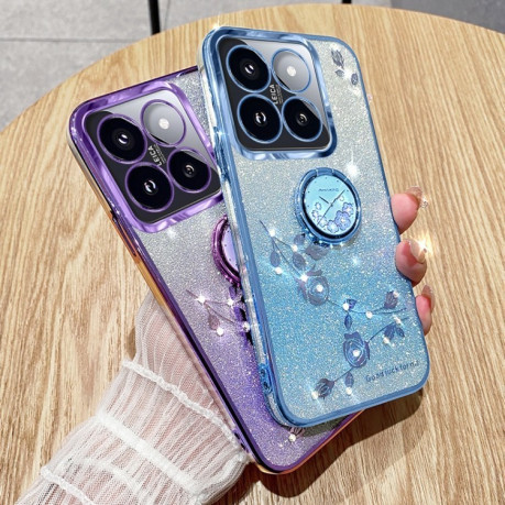 Протиударний чохол Gradient Acrylic для Xiaomi Redmi 14C 4G/Poco C75/Redmi A4 5G - синій