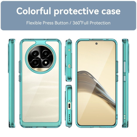 Протиударний чохол Colorful Acrylic Series для Realme 13 Pro+ 5G - синій