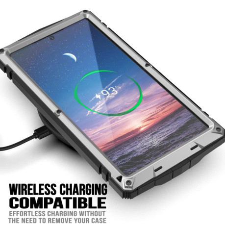 Противоударный чехол R-JUST Life Waterproof для Samsung Galaxy S25 Ultra 5G - серебристый