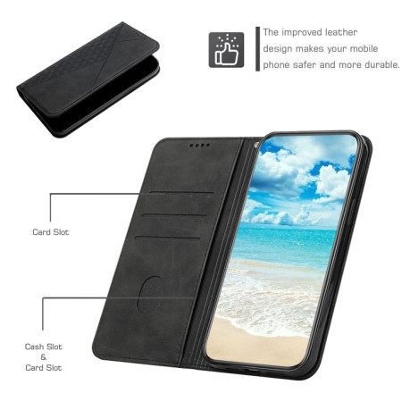 Чехол-книжка Rhombus Skin Feel на Samsung Galaxy A53 5G - черный