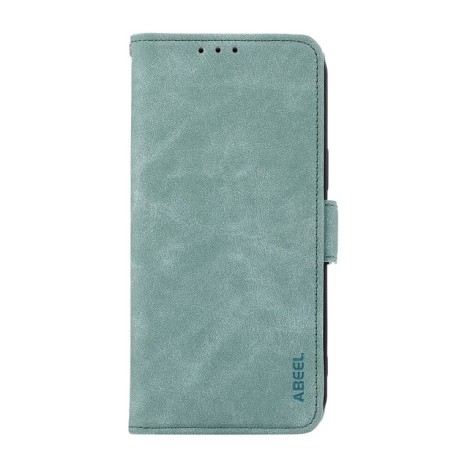 Чехол-книжка ABEEL Color Block Magnetic RFID Leather на Google Pixel 9a - зеленый