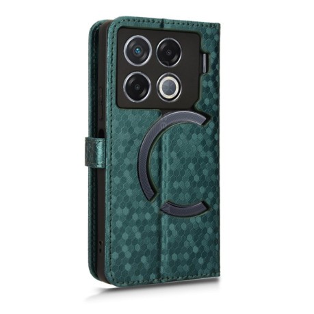 Чехол-книжка Honeycomb Dot для Infinix GT 20 Pro - зеленый