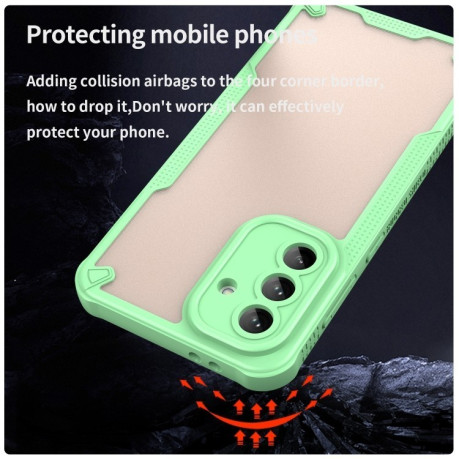 Протиударний чохол Armor Glaze PC Hybrid  для Samsung Galaxy A36 5G - зелений