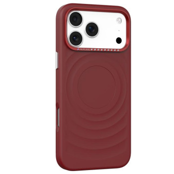 Магнітний чохол Mutural Ripple Series гібридний PC+TPU на iPhone 18 Pro Max — червоний