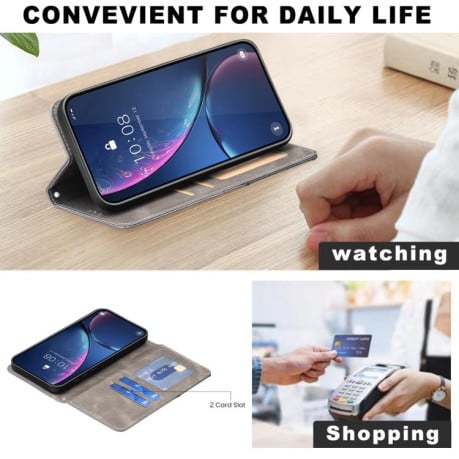 Чехол-книжка Rhombus Texture на Xiaomi Redmi A5 4G 171.7mm - серый