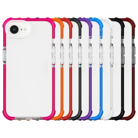 Чохол Acrylic + TPU Transparent для iPhone 16e - Black + Transparent