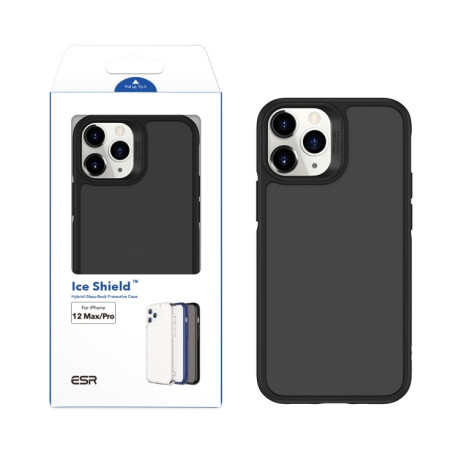 Протиударний чохол ESR Ice Shield Series для iPhone 12/12 Pro - чорний