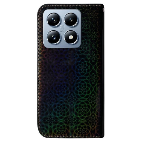 Чохол-книжка Solid Color Colorful на Xiaomi 14T Pro - чорний