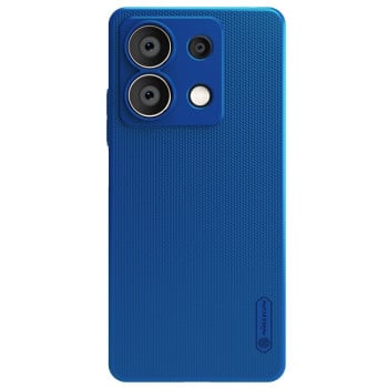 Чехол NILLKIN Frosted Shield усиленный матовый на Xiaomi Redmi Note 13 5G - синий