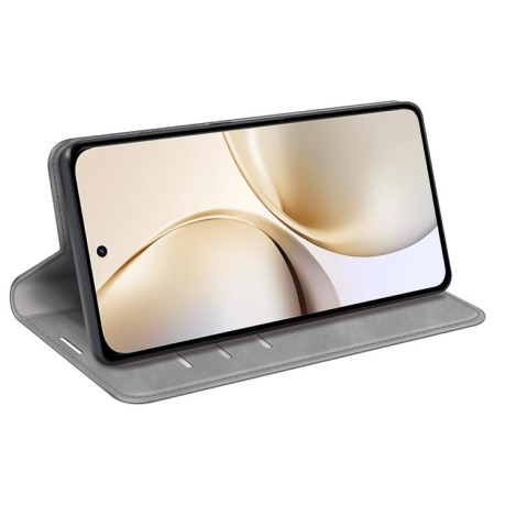 Чехол-книжка Retro Skin Feel Business Magnetic на Realme 14 Pro+ - серый