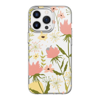 Противоударный чехол Mutural HUAJIANJI Series для iPhone 13 Pro - Gypsophila