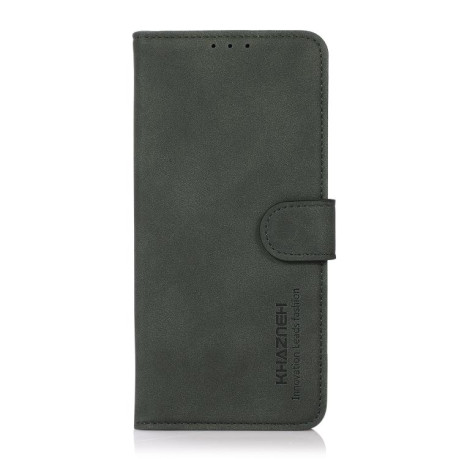 Чехол-книжка KHAZNEH Matte Texture для Xiaomi Redmi Note 14 4G 164.84mm - зеленый