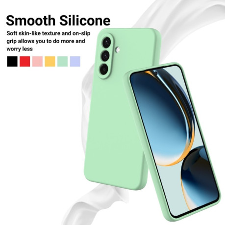 Силіконовий чохол Solid Color Liquid Silicone  для Samsung Galaxy A26 5G - зелений