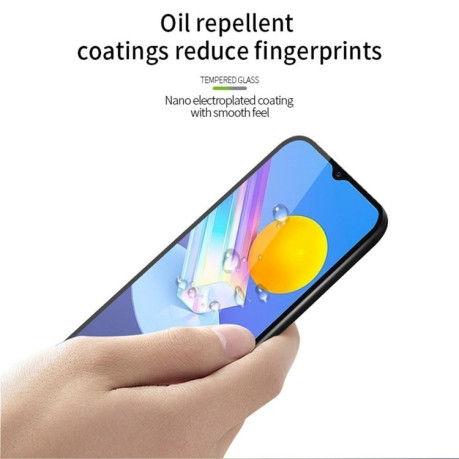 Защитное стекло PINWUYO 9H 3D Full Screen на Vivo Y72 5G - черное