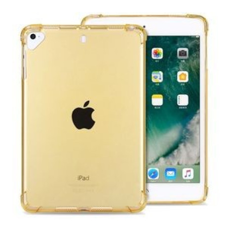 Противоударный силиконовый чехол Highly Transparent на iPad Pro 12.9 (2018) - золотой