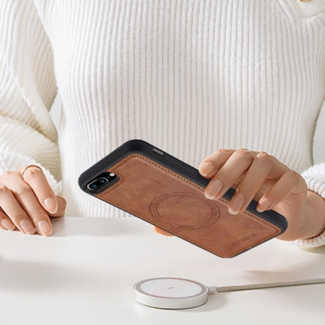 Чохол LCIMEEKE Magsafe на iPhone 16e - коричневий