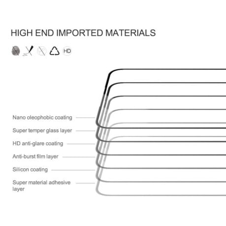 3D Защитное стекло NILLKIN CP+Pro 9H Explosion-proof на Samsung Galaxy S25 FE 5G - черное
